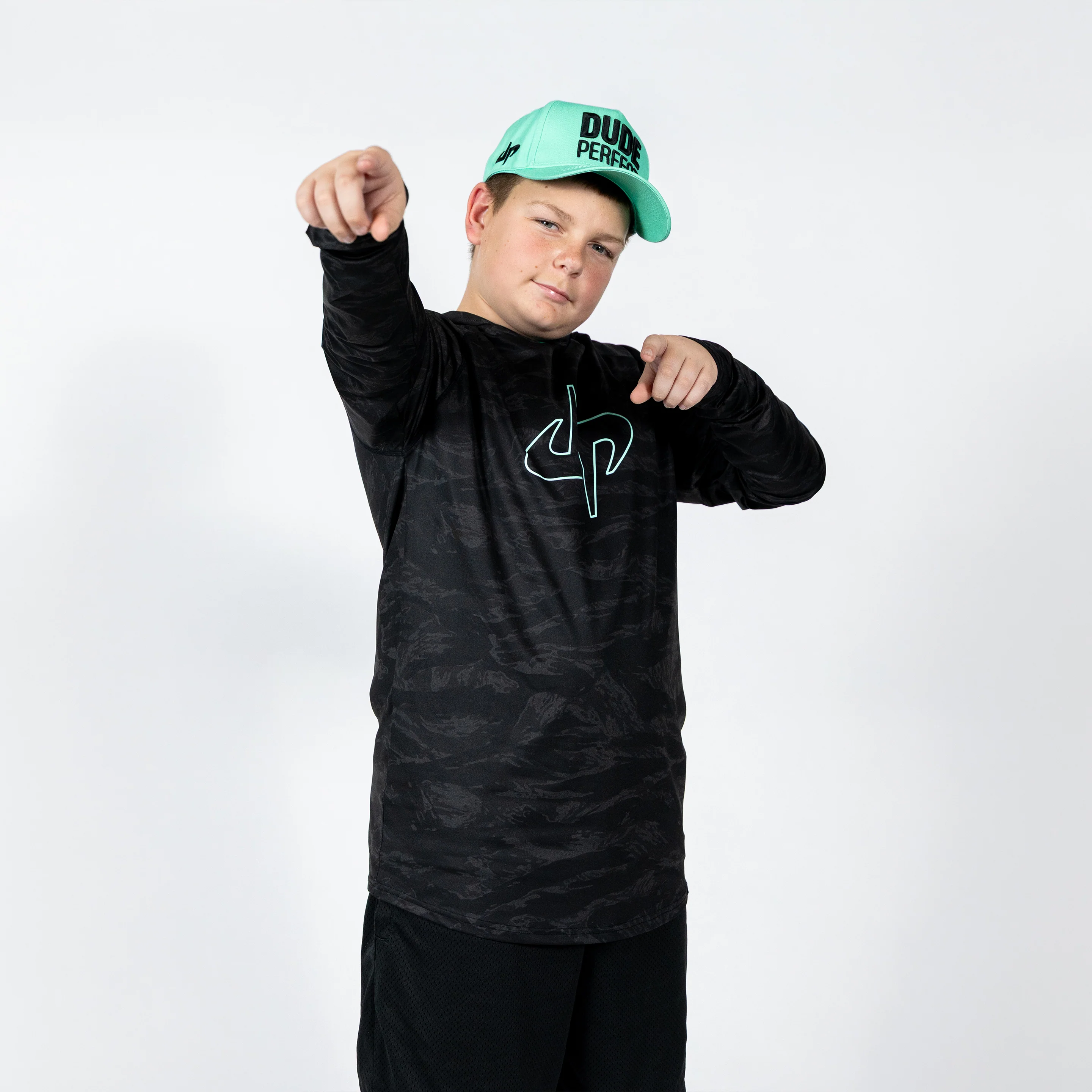 DP Performance Youth Hooded Tee - Image 3